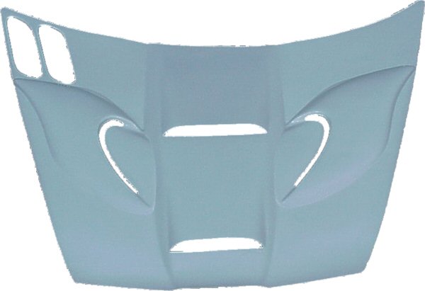 Prise d'Air de Capot avant pour Peugeot 206 à partir de 1998, Type racing V2