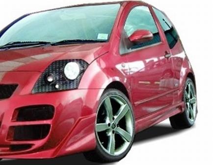 2 right and left side skirts for Citroën C2 Ultra Sport Type