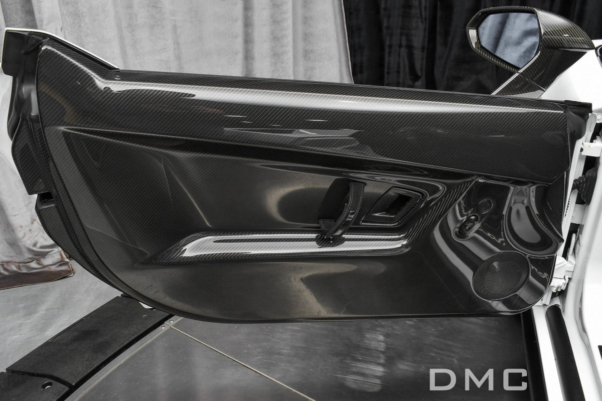 Ensemble de panneaux de porte en fibre de carbone « Superleggera » DMC pour Lamborghini Gallardo Coupé et Spyder d'origine - KDMPARTS EUROPE TUNING STORE