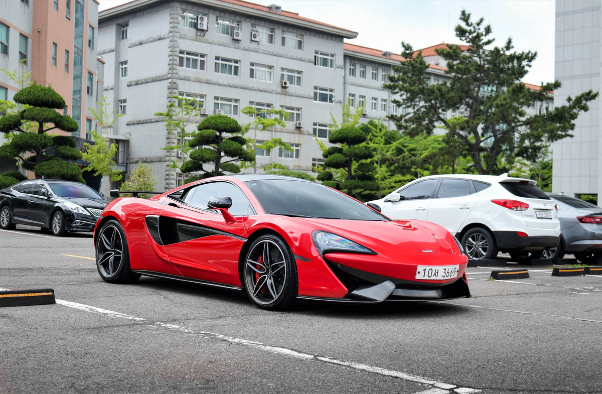 Lames de pare chocs avant latéraux en fibre de carbone de DMC pour McLaren 570S et 540C - KDMPARTS EUROPE TUNING STORE