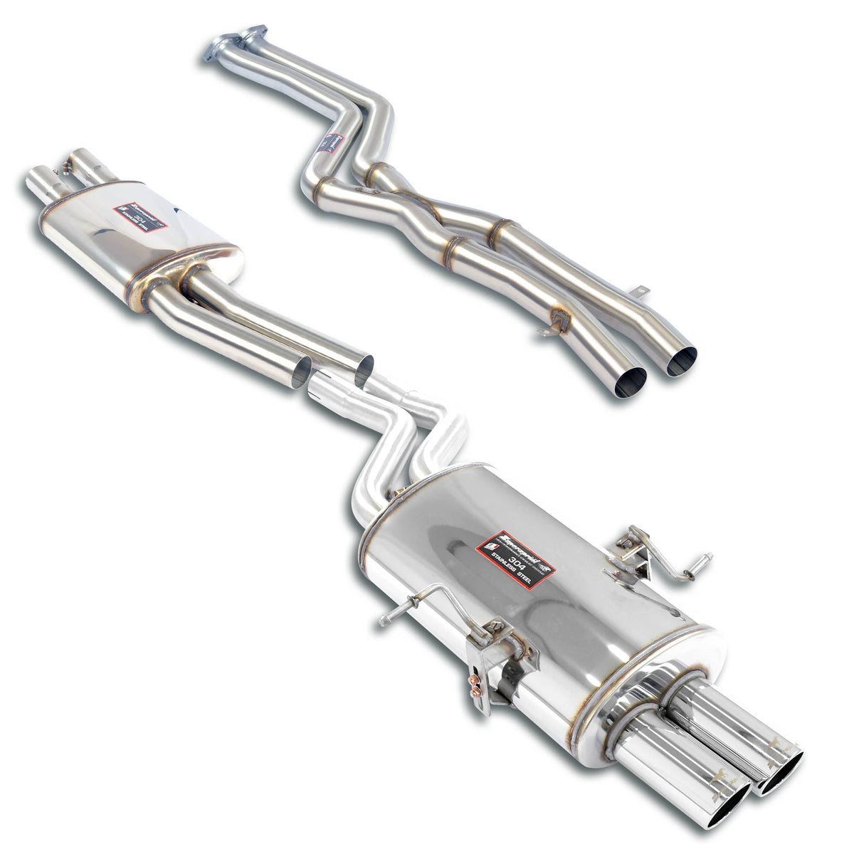Ligne d'échappement Sport Sound package Supersprint pour BMW E46 320Ci (2.2i) (Coupé - Cabrio) ' 01 - > - KDMPARTS EUROPE TUNING STORE