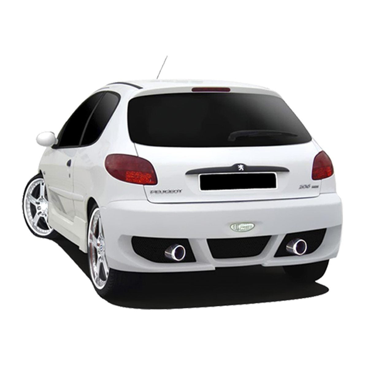 Pare chocs arrière Peugeot 206 (98 - 08) – Look dérivé - KDMPARTS EUROPE TUNING STORE