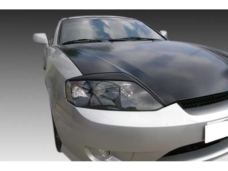 Paupières de phares pour Hyundai Tiburon / Coupé Mk2 (2002 - 2008) Noires brillantes - KDMPARTS EUROPE TUNING STORE