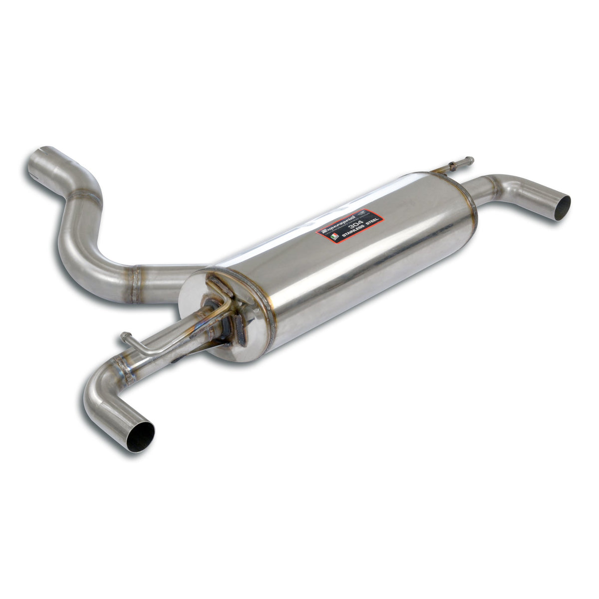 Silencieux d'échappement arrière "Sport" Supersprint pour TOYOTA YARIS GR 1.6i Turbo 4x4 (261 Hp - modèles avec GPF) 2020 - > 2024 - KDMPARTS EUROPE TUNING STORE