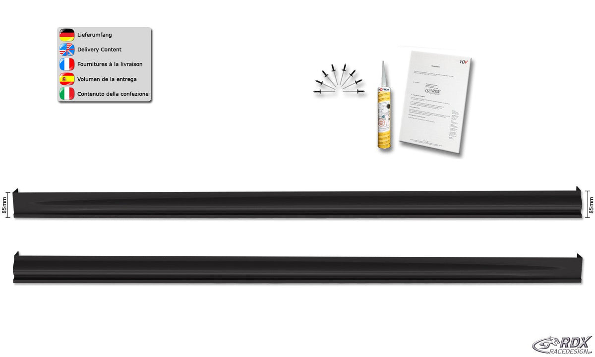 Bas de caisse RDX pour TOYOTA Auris E150 (2007-2012) "Edition" - KDMPARTS EUROPE TUNING STORE