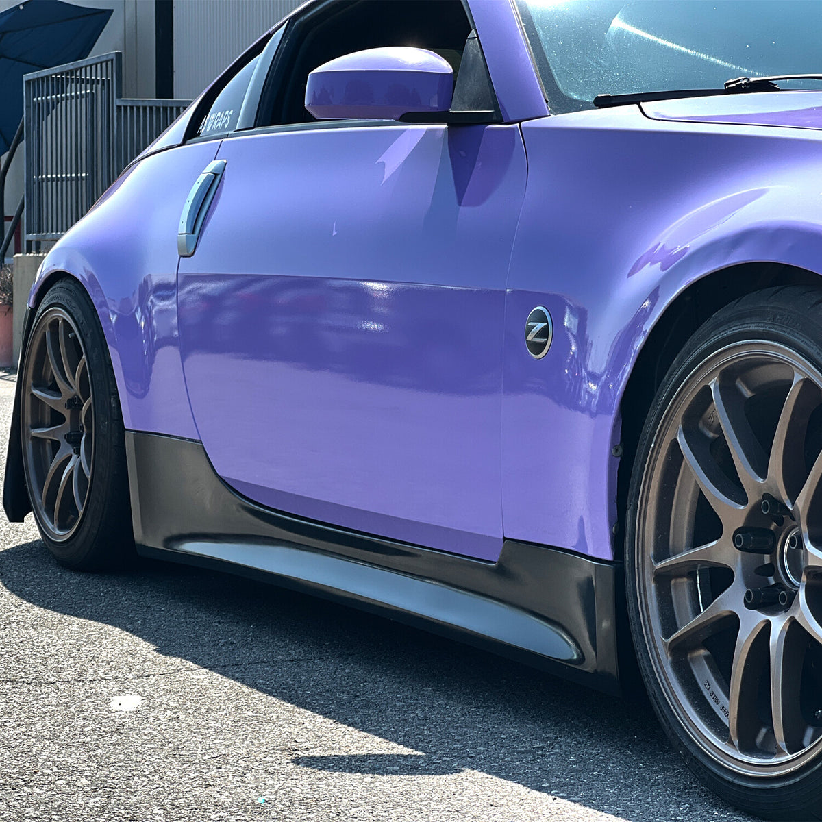 Frisos laterais para Nissan 350Z 2003-2008 Estilo VTX poliuretano