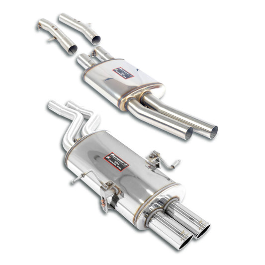 Touring exhaust line with EEC approval Supersprint for BMW E46 325i (Sedan - Station wagon) '01 ->