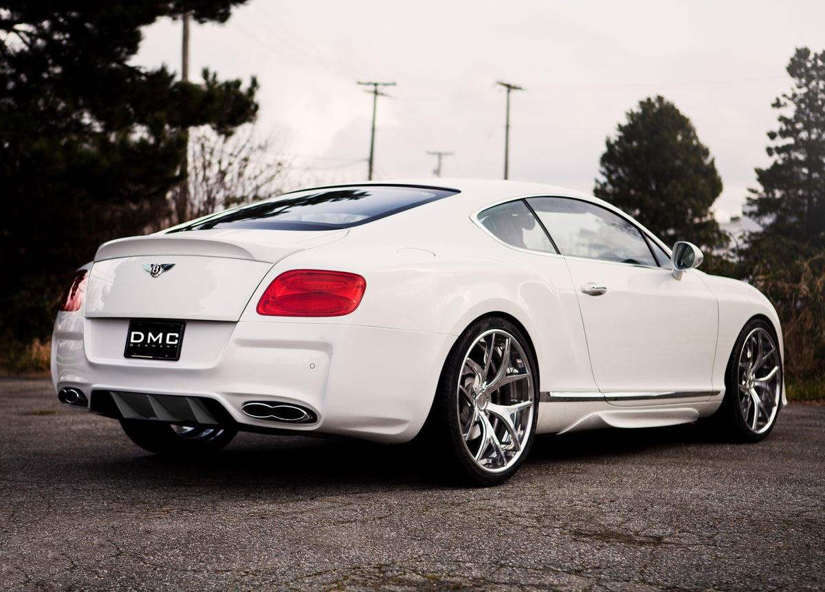 Parachoques trasero con difusor de fibra de carbono de DMC para Bentley Continental GT Coupé y GTC original