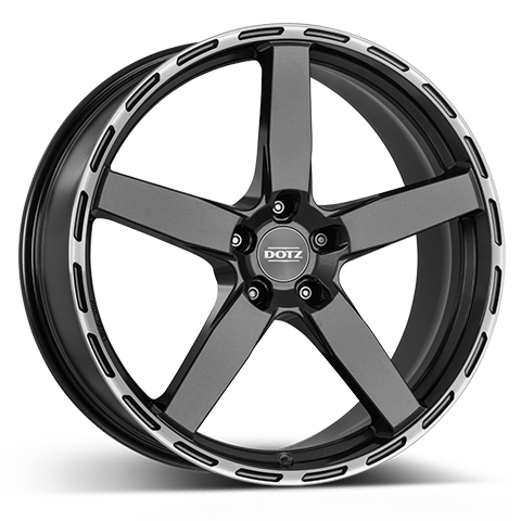 Llanta de aluminio DOTZ MarinaBay oscura 21x9 ET28 5x112/70.1