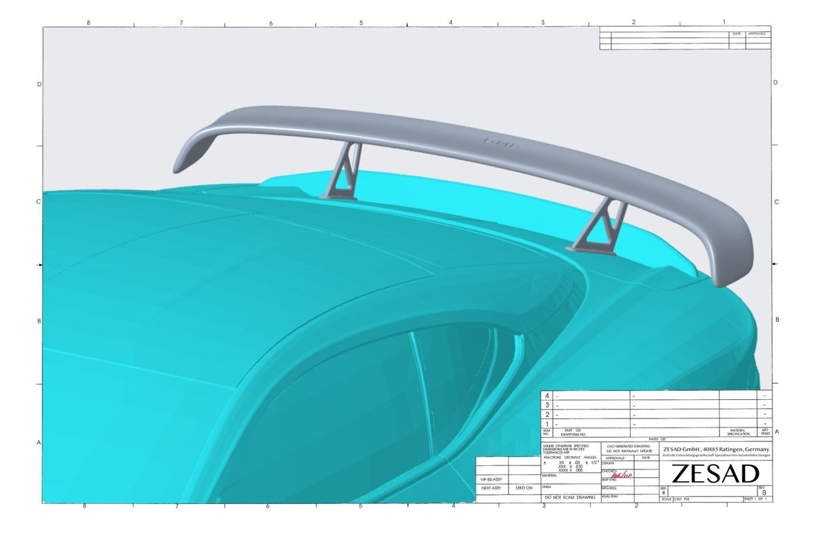 Aileron arrière en fibre de carbone de DMC pour Aston Martin DBS V12 Coupé et Volante (2018 - 2025) - KDMPARTS EUROPE TUNING STORE