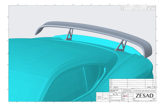 Aileron arrière en fibre de carbone de DMC pour Aston Martin DBS V12 Coupé et Volante (2018 - 2025) - KDMPARTS EUROPE TUNING STORE