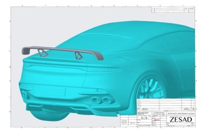 Aileron arrière en fibre de carbone de DMC pour Aston Martin DBS V12 Coupé et Volante (2018 - 2025) - KDMPARTS EUROPE TUNING STORE