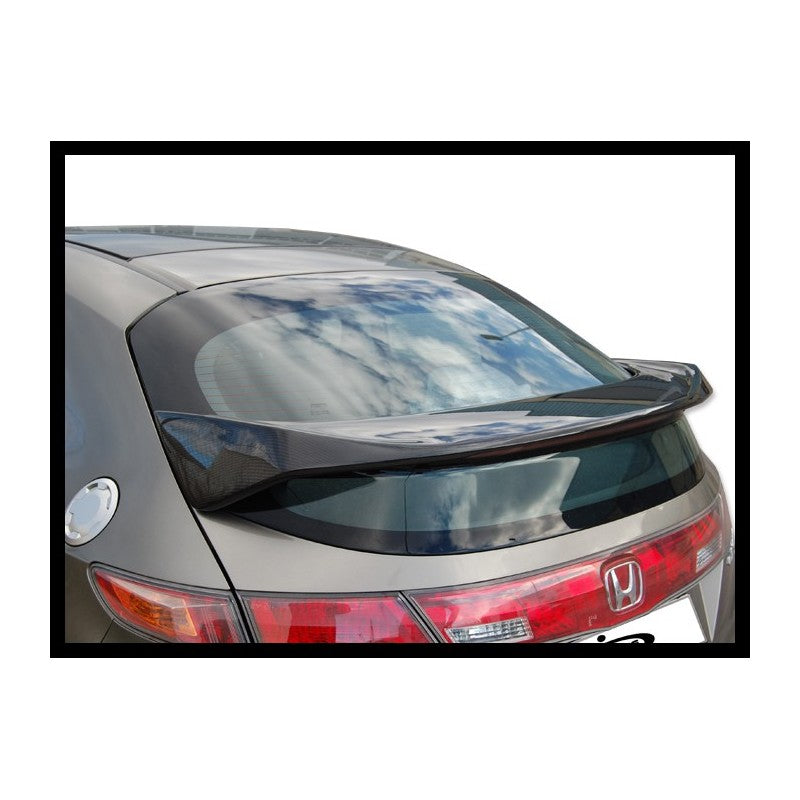 Спойлер из углеродного волокна для Honda Civic с 2006 года, 5 дверей, в стиле Type R