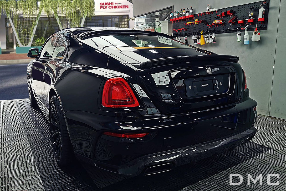 Aileron de coffre arrière en fibre de carbone de DMC pour Rolls Royce Wraith Black Badge - KDMPARTS EUROPE TUNING STORE