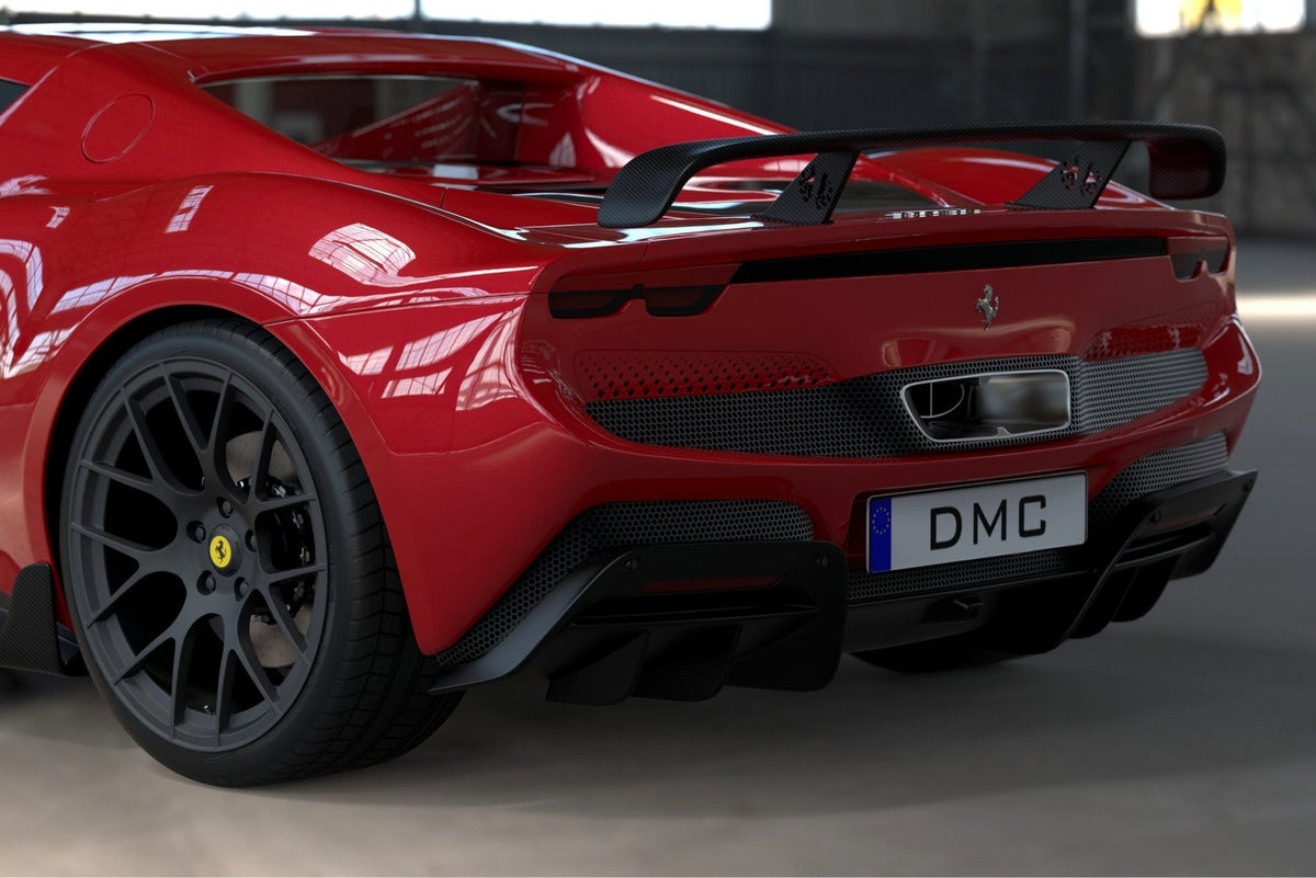 Aileron de coffre en fibre de carbone de DMC pour Ferrari 296 GTB / 296 Assetto Fiorano - KDMPARTS EUROPE TUNING STORE