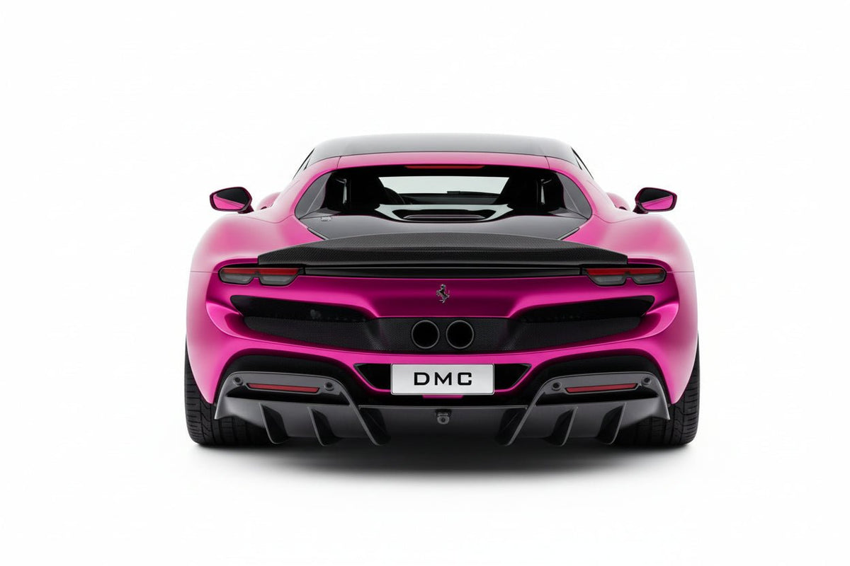 Aileron de coffre en fibre de carbone de DMC pour Ferrari 296 GTB / 296 Assetto Fiorano Coupé et Spider d'origine - KDMPARTS EUROPE TUNING STORE