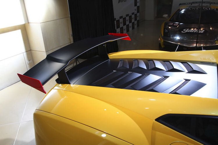 Aileron spoiler arrière avec capot en fibre de carbone « Supertrofeo E - GT » DMC pour Lamborghini Gallardo Coupé et Spyder d'origine - KDMPARTS EUROPE TUNING STORE