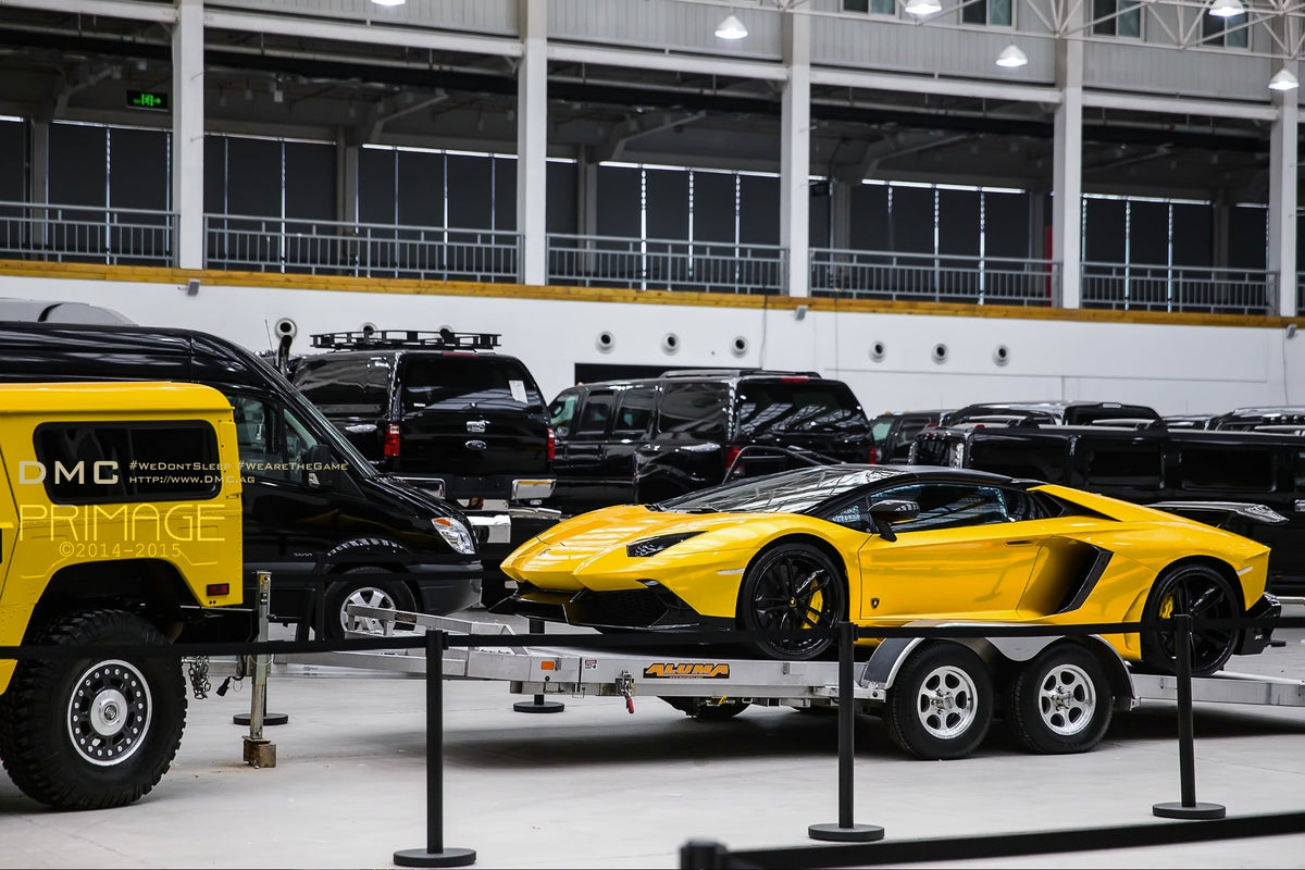 Aileron spoiler arrière en fibre de carbone « 50e anniversaire » DMC pour Lamborghini Aventador d'origine - KDMPARTS EUROPE TUNING STORE