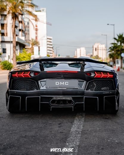 Aileron spoiler arrière en fibre de carbone Aperture, DMC pour Lamborghini Aventador Coupé et Roadster d'origine - KDMPARTS EUROPE TUNING STORE