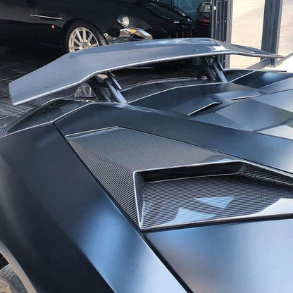 Aileron spoiler arrière en fibre de carbone Aperture, DMC pour Lamborghini Aventador Coupé et Roadster d'origine - KDMPARTS EUROPE TUNING STORE