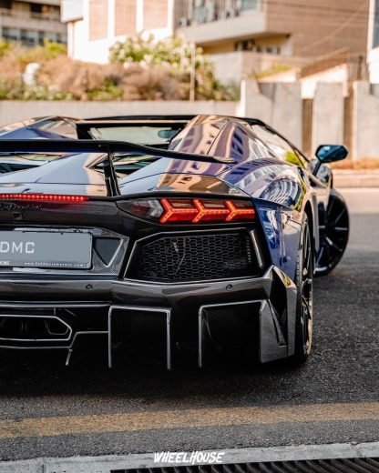 Aileron spoiler arrière en fibre de carbone Aperture, DMC pour Lamborghini Aventador Coupé et Roadster d'origine - KDMPARTS EUROPE TUNING STORE