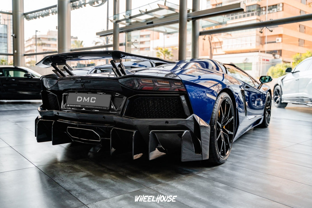 Aileron spoiler arrière en fibre de carbone Aperture, DMC pour Lamborghini Aventador Coupé et Roadster d'origine - KDMPARTS EUROPE TUNING STORE