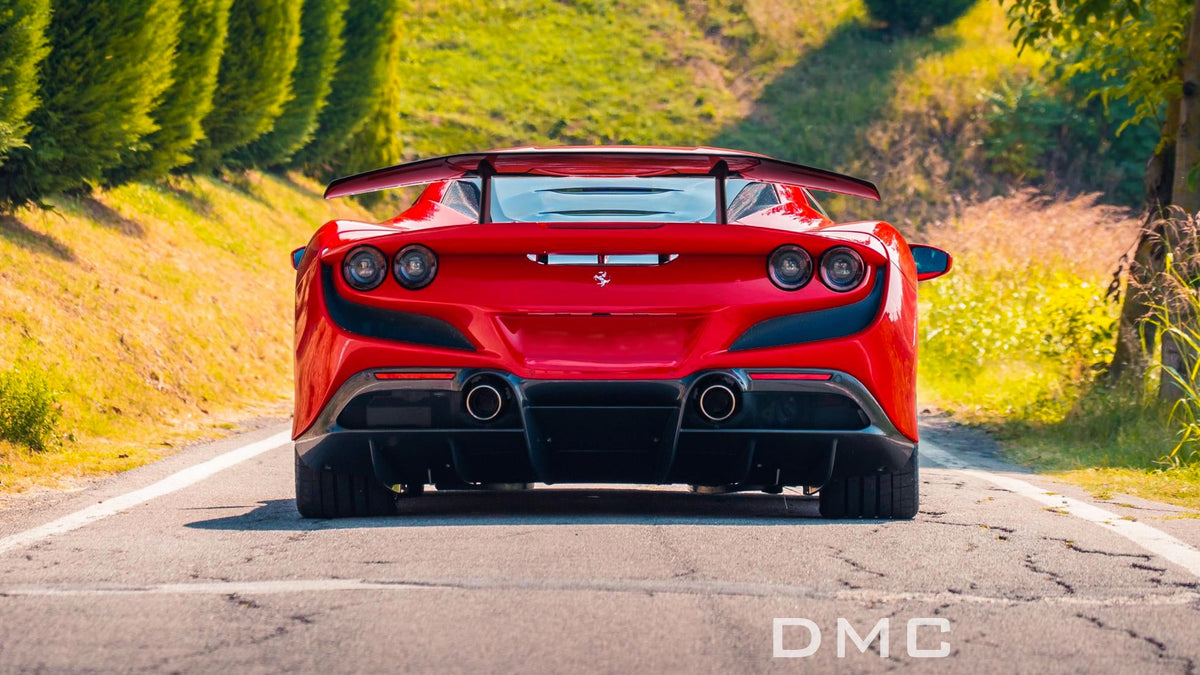 Aileron spoiler arrière en fibre de carbone « Challenge » de DMC pour Ferrari F8 Tributo Coupé - KDMPARTS EUROPE TUNING STORE