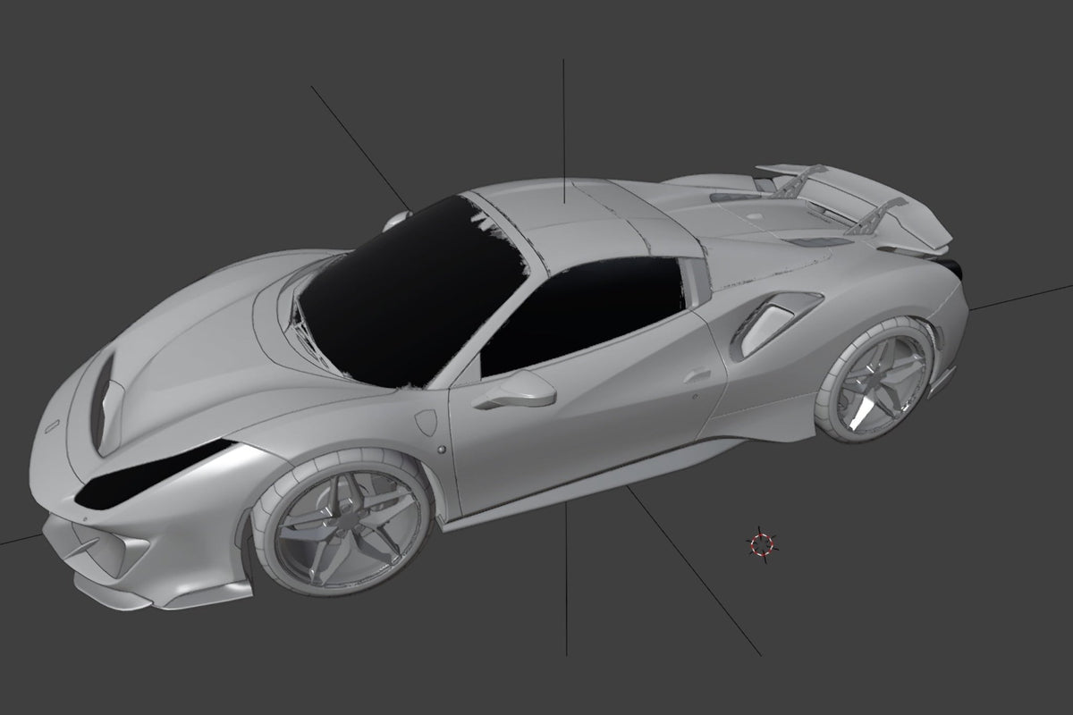 Aileron spoiler arrière en fibre de carbone de DMC pour Ferrari 488 Pista Coupé et Spider - KDMPARTS EUROPE TUNING STORE