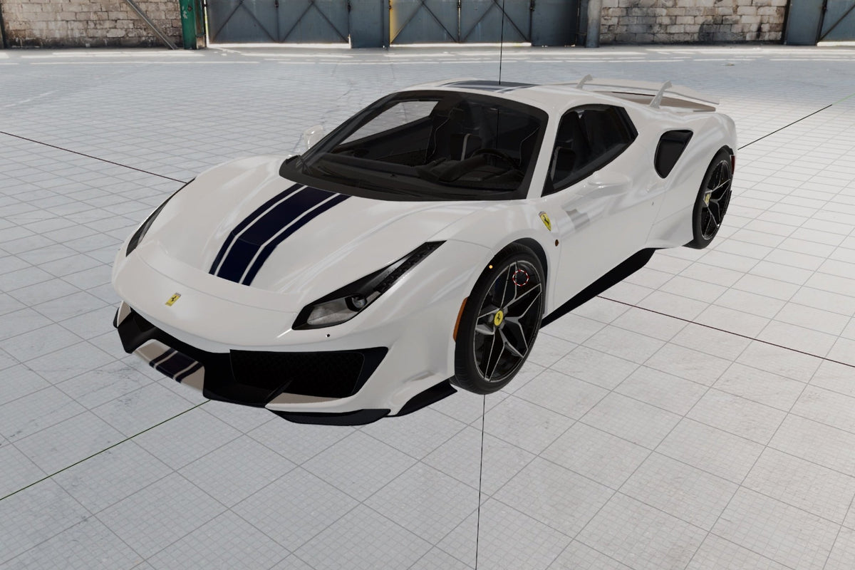 Aileron spoiler arrière en fibre de carbone de DMC pour Ferrari 488 Pista Coupé et Spider - KDMPARTS EUROPE TUNING STORE
