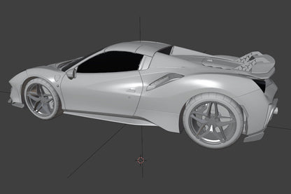 Aileron spoiler arrière en fibre de carbone de DMC pour Ferrari 488 Pista Coupé et Spider - KDMPARTS EUROPE TUNING STORE