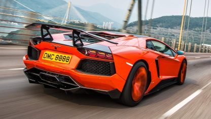 Aileron spoiler arrière en fibre de carbone « Molto Veloce » DMC pour Lamborghini Aventador Coupé et Roadster d'origine - KDMPARTS EUROPE TUNING STORE
