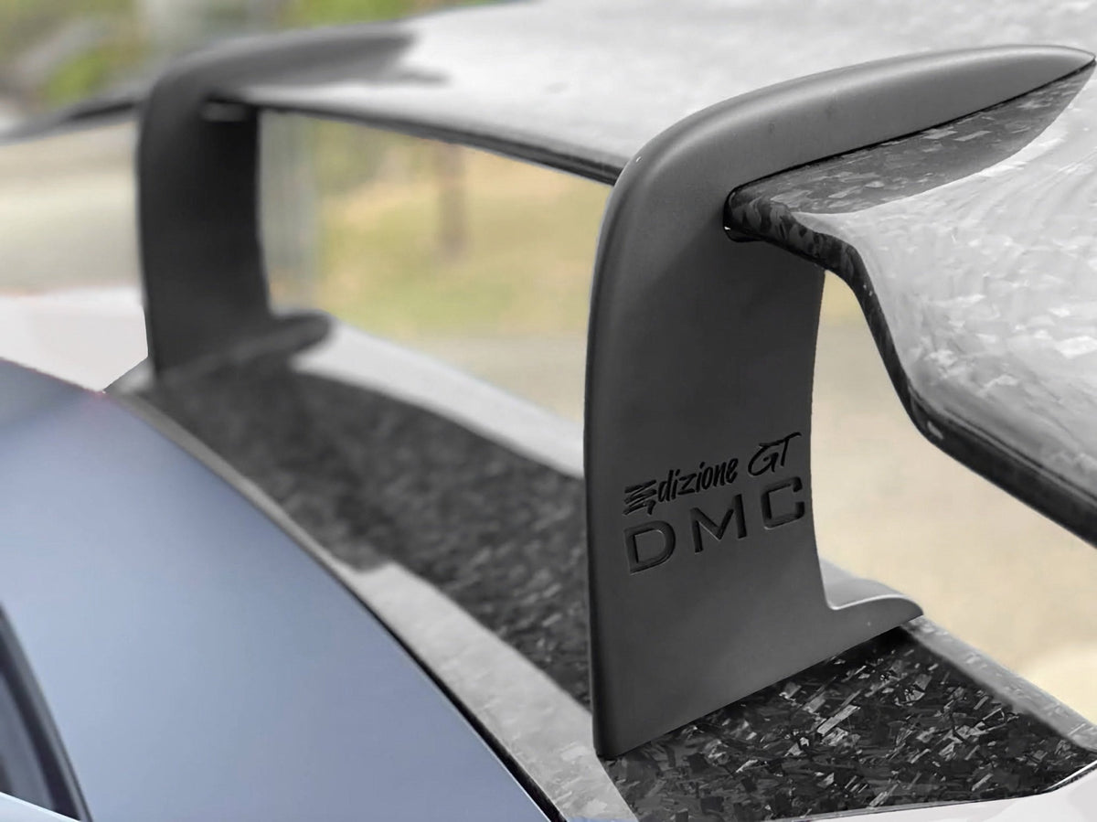 Aileron spoiler en fibre de carbone « Edizione GT » de DMC pour Lamborghini Huracan Coupé et Spyder d'origine - KDMPARTS EUROPE TUNING STORE