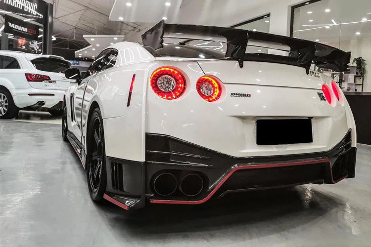 Aileron Spoiler pour Nissan GTR R35 2008 en fibre de Carbone - KDMPARTS EUROPE TUNING STORE