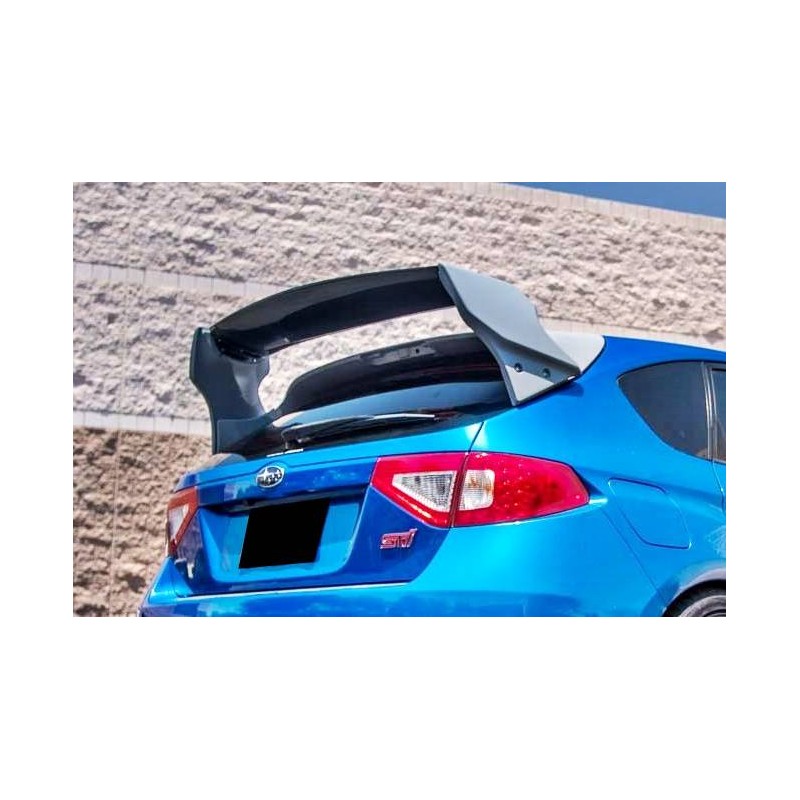 Aileron traseiro para Subaru Impreza '08 WRX com base em carbono