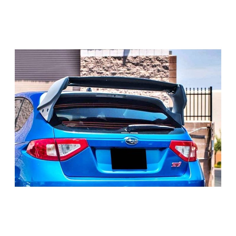 Alerón trasero para Subaru Impreza '08 WRX con parte plana de carbono