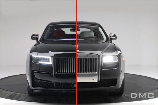 Ailes avant avec capot en fibre de carbone de DMC pour Rolls Royce Ghost Série 1 et 2 (2009 - 2014) Style Facelift Ghost 3 (2021+) - KDMPARTS EUROPE TUNING STORE