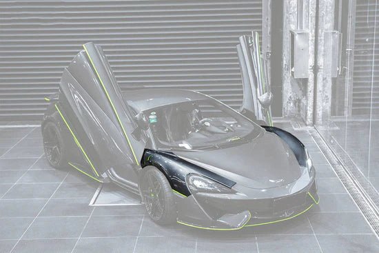 Ailes avant droite / gauche pour McLaren 540C 570S 570GT Coupé et Spider 2016 - 2019 en fibre de Carbone Style OEM - KDMPARTS EUROPE TUNING STORE