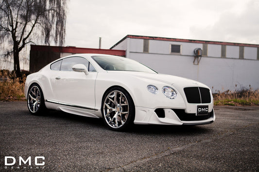 Bas de caisse latéraux en fibre de carbone de DMC pour Bentley Continental GT Coupé et GTC - KDMPARTS EUROPE TUNING STORE