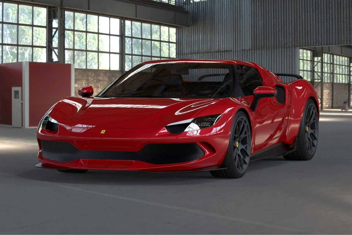 Bas de caisse latéraux en fibre de carbone de DMC pour Ferrari 296 GTB / 296 Assetto Fiorano - KDMPARTS EUROPE TUNING STORE