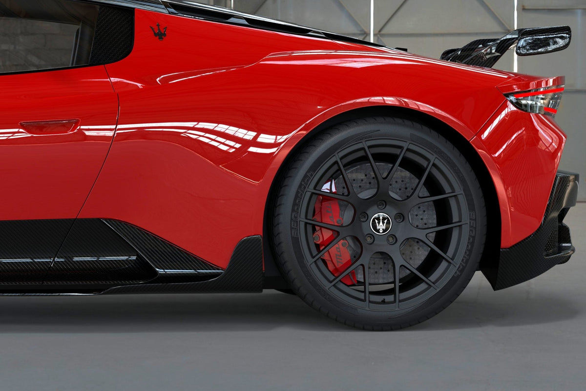 Bas de caisse latéraux en fibre de carbone de DMC pour Maserati MC20 Coupé et Spider Cielo - KDMPARTS EUROPE TUNING STORE