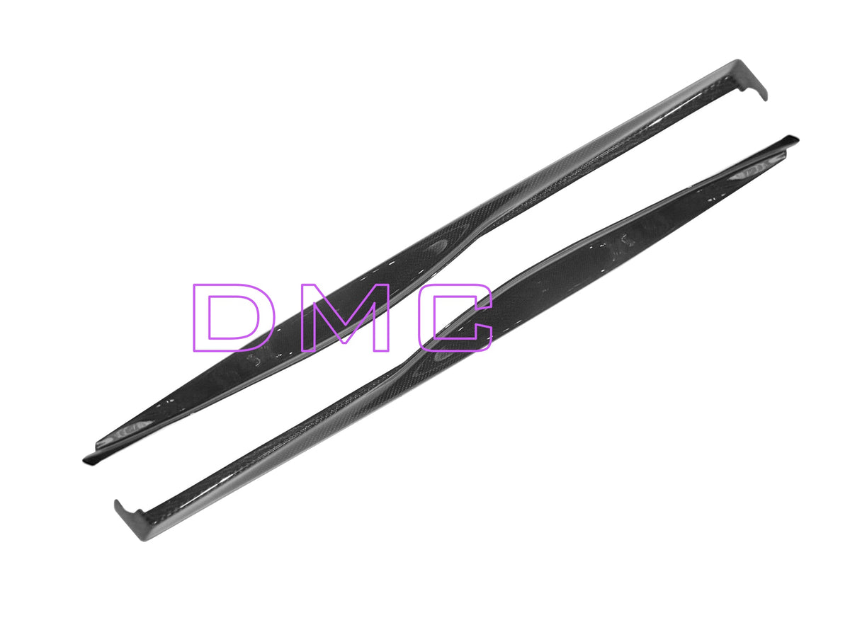 Bas de caisse latéraux en fibre de carbone forgée de DMC pour Ferrari 458 Italia, Coupé et Spider look Speciale Aperta GT - KDMPARTS EUROPE TUNING STORE