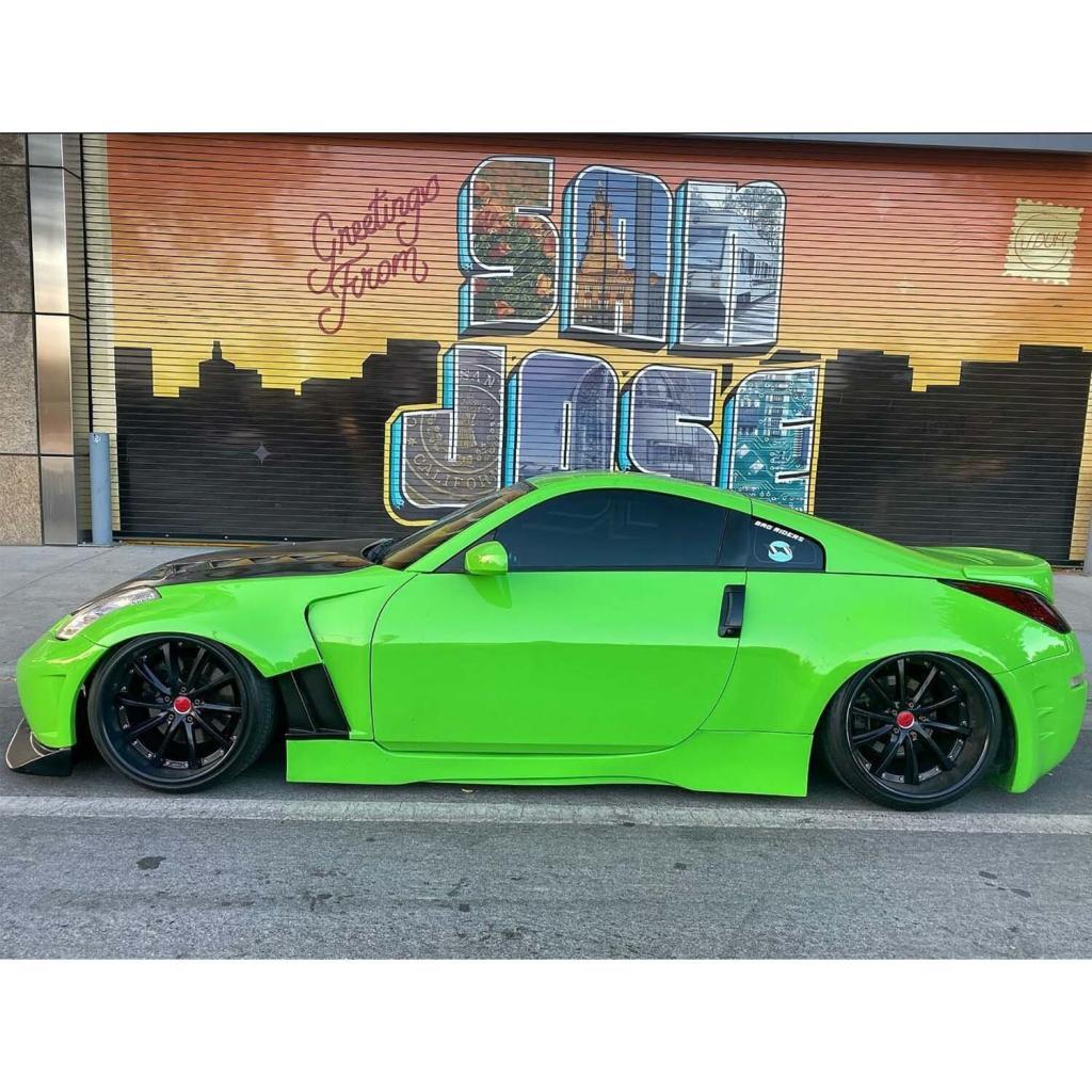 Bas de caisse latéraux pour Nissan 350Z 2003 - 2008 Style 357Mag polyuréthane - KDMPARTS EUROPE TUNING STORE
