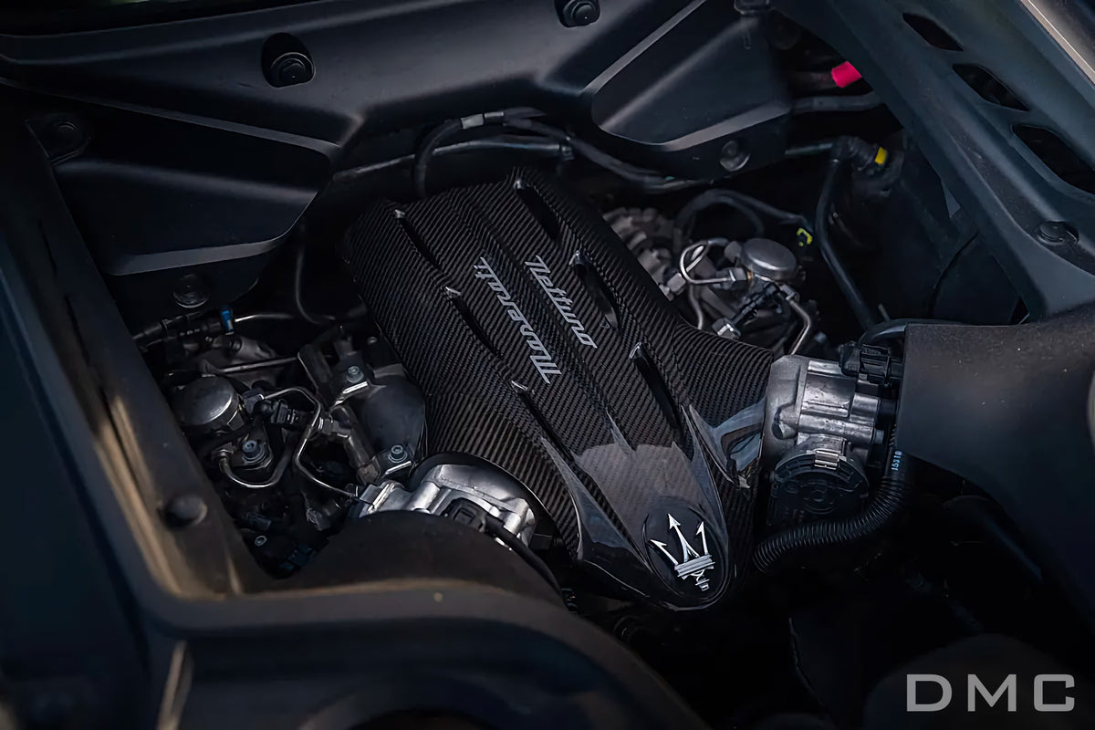 Caches de compartiment moteur en fibre de carbone de DMC pour Maserati MC20 Coupé et Spider Cielo - KDMPARTS EUROPE TUNING STORE