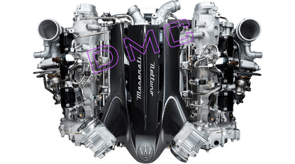Caches de compartiment moteur en fibre de carbone de DMC pour Maserati MC20 Coupé et Spider Cielo - KDMPARTS EUROPE TUNING STORE