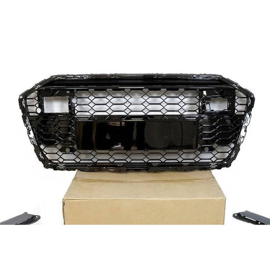 Calandre Avant pour AUDI A6 2020 C8 Look RS6 Noire - KDMPARTS EUROPE TUNING STORE