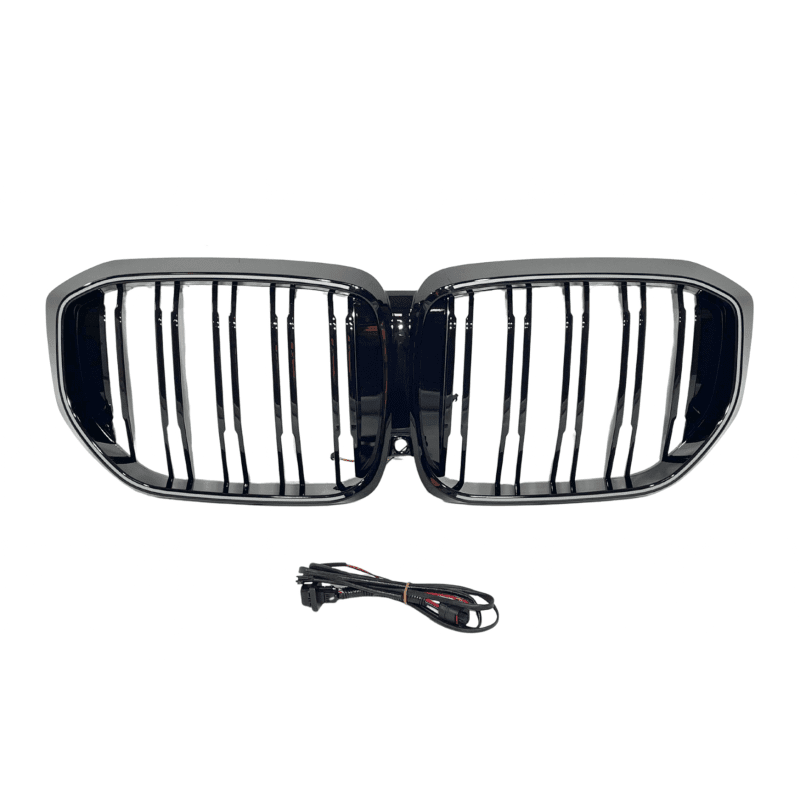 Calandre Avant pour BMW G05 X5 LCI LED Noire Brillante / chromée - KDMPARTS EUROPE TUNING STORE