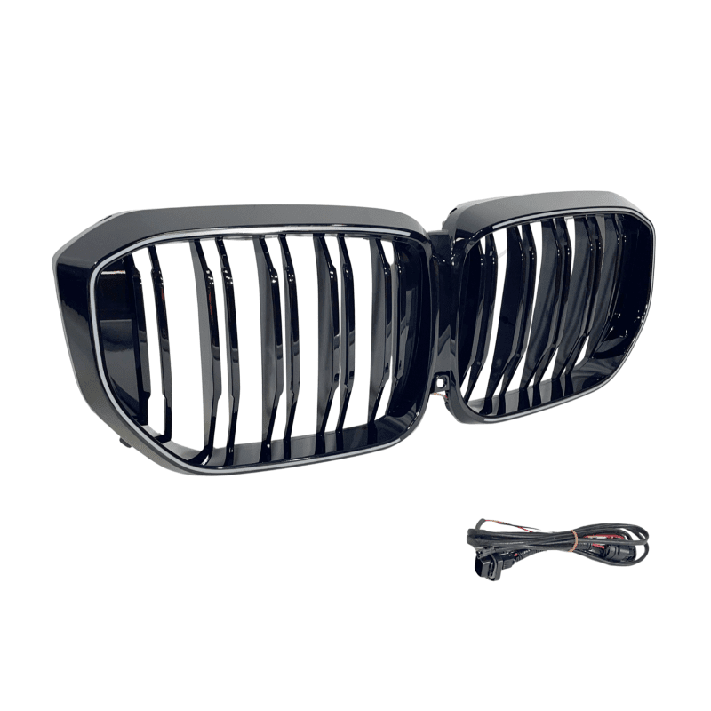 Calandre Avant pour BMW G05 X5 LCI LED Noire Brillante / chromée - KDMPARTS EUROPE TUNING STORE