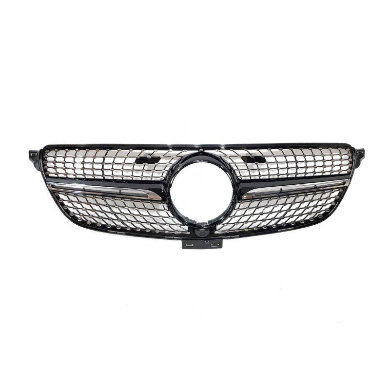 Calandre Avant pour Mercedes GLE Coupe C292 (2015-2018) / GLE W166 SUV (2015-2018) Look Diamond Caméra - KDMPARTS EUROPE TUNING STORE