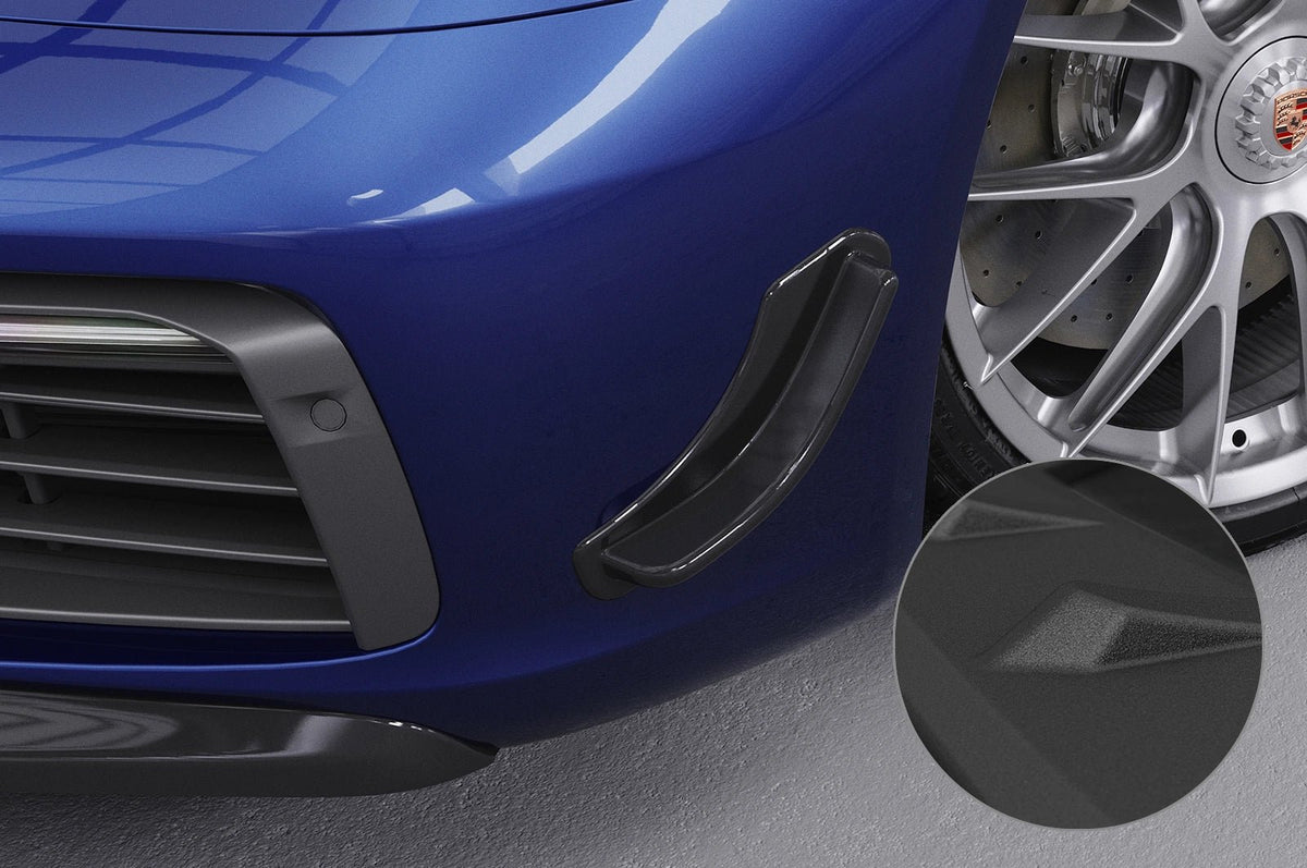 Canards de pare chocs avant homologués ABE pour Porsche 911 / 992/ 991 / 997 / 996, Boxster 981, Cayman 981C - KDMPARTS EUROPE TUNING STORE