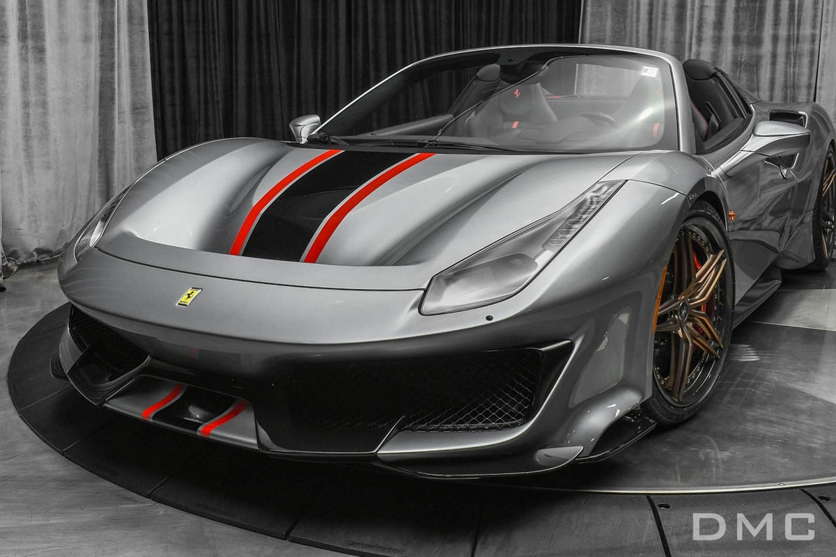 Capot avant en fibre de carbone « Pista » de DMC pour Ferrari 488 GTB Coupé et Spider - KDMPARTS EUROPE TUNING STORE